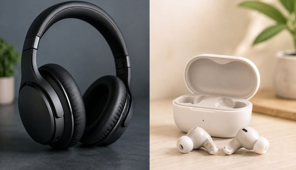 Headphones vs Earbuds