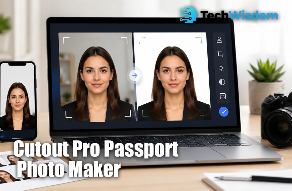 Cutout Pro Passport Photo Maker with AI Background Remover